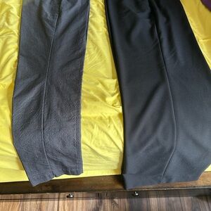 Gray and Black Trousers